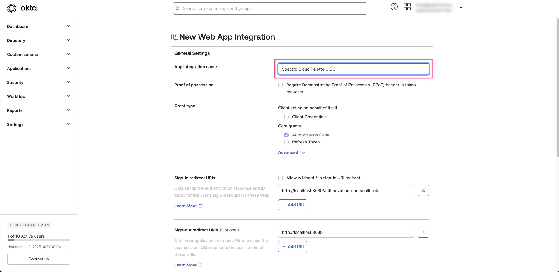 Configure General Settings